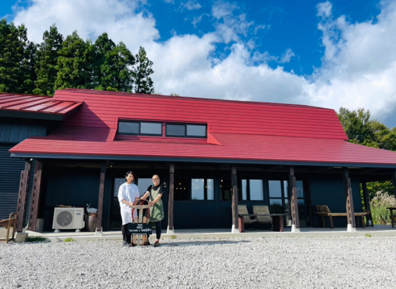 栗駒山の麓に新規オープンした土日限定のカフェ「鍵屋」